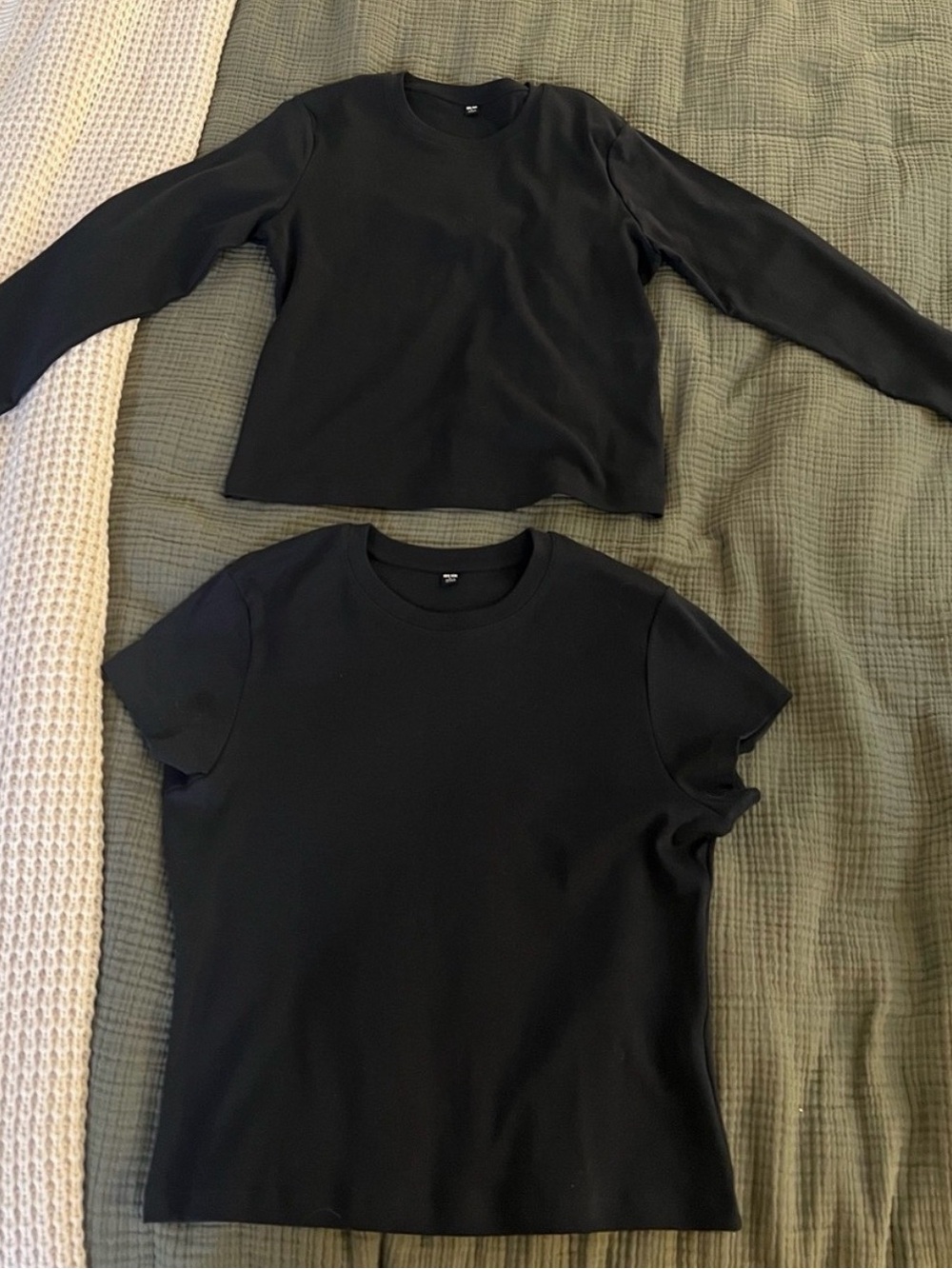 Uniqlo Short Sleeve & Long Sleeve Crewneck Tees